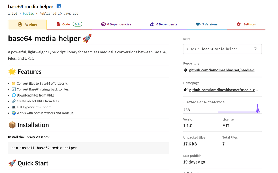 Base64 Media Helper